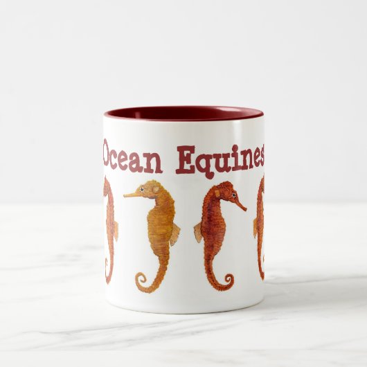 Tasse 2 Couleurs Équidés d'océan (Centre)