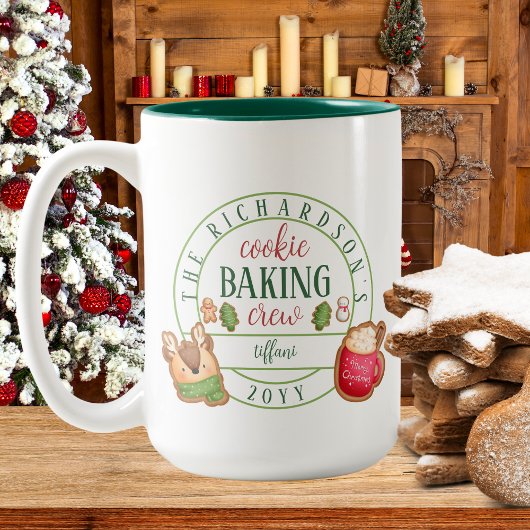 Tasse 2 Couleurs Équipage de cuisson de Noël correspondant