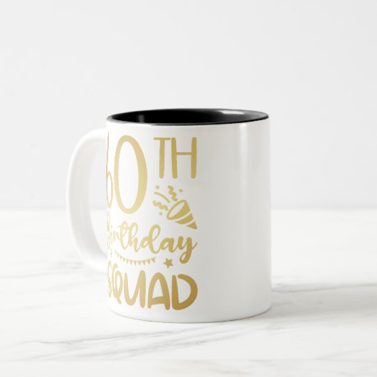 Tasse 2 Couleurs Équipe 60e anniversaire de l'équipe 60 (Devant gauche)