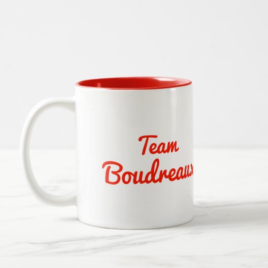 Tasse 2 Couleurs Équipe Boudreaux (Gauche)