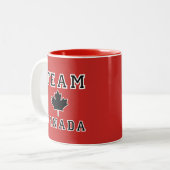 Tasse 2 Couleurs Équipe Canada (Devant gauche)