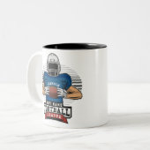 Tasse 2 Couleurs Équipe championnat de football (Devant gauche)