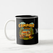 Tasse 2 Couleurs Équipe de camping (Gauche)