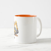 Tasse 2 Couleurs Équipe de construction junior (Devant droit)