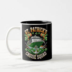 Tasse 2 Couleurs Équipe de croisière de la Saint-Patrick 2025 tenue