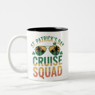 Tasse 2 Couleurs Équipe de croisière de la Saint-Patrick drôle de f