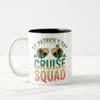 Équipe de croisière de la Saint-Patrick drôle fami