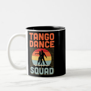 Tasse 2 Couleurs Équipe de danse du tango correspondant École de da