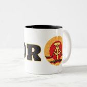 Tasse 2 Couleurs Équipe de DDR (Devant droit)