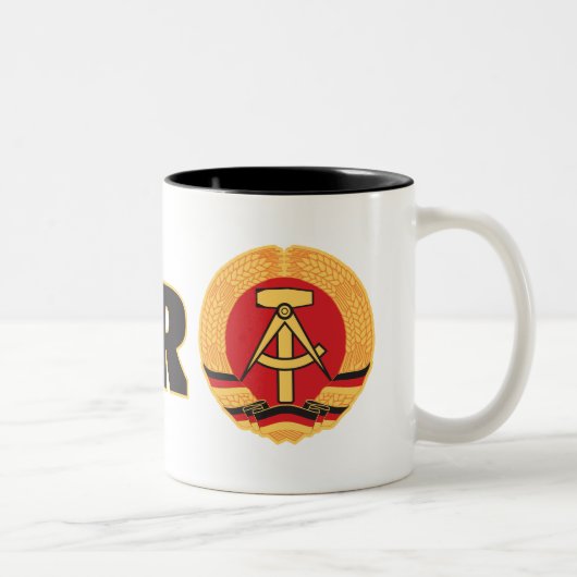 Tasse 2 Couleurs Équipe de DDR (Droit)