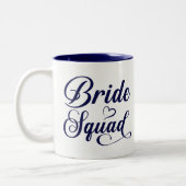 Tasse 2 Couleurs Équipe de mariée (Gauche)