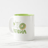 Tasse 2 Couleurs Équipe de Matcha, matcha (Devant gauche)