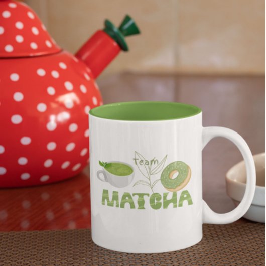 Tasse 2 Couleurs Équipe de Matcha, matcha