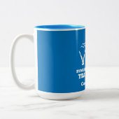 Tasse 2 Couleurs Équipe de natation synchronisée (Gauche)