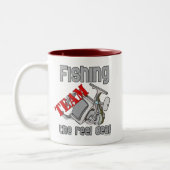 Tasse 2 Couleurs Équipe De Pêche Pêche L'Opération Reel (Gauche)