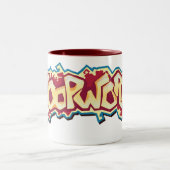 Tasse 2 Couleurs Équipe de rouge de HoopWorld (Centre)