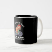 Tasse 2 Couleurs Équipe de Sloth Cycling (Devant droit)