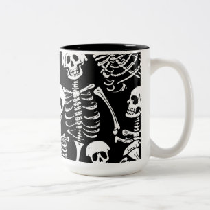 Tasse 2 Couleurs Équipe de squelettes