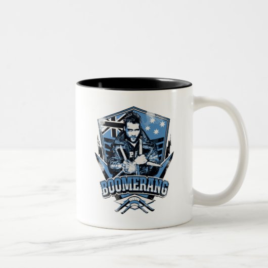 Tasse 2 Couleurs Équipe de suicide | Badge Boomerang (Droit)