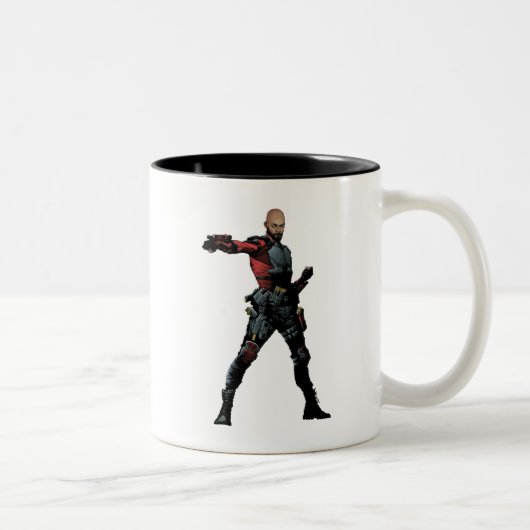 Tasse 2 Couleurs Équipe de suicide | Deadshot Comic Book Art (Droit)