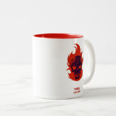 Tasse 2 Couleurs Équipe de suicide | Icône Diablo Head (Devant droit)