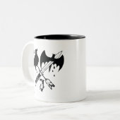 Tasse 2 Couleurs Équipe de suicide | Symbole joker (Devant gauche)