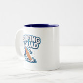 Tasse 2 Couleurs Équipe de surf (Devant gauche)