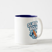 Tasse 2 Couleurs Équipe de surf (Devant droit)
