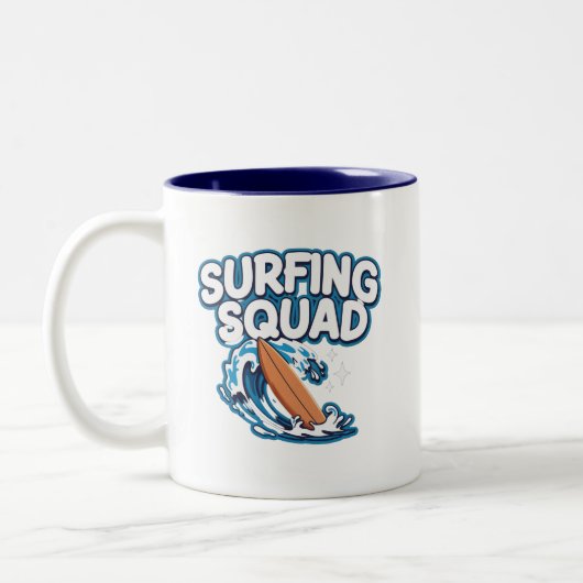 Tasse 2 Couleurs Équipe de surf (Gauche)