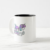 Tasse 2 Couleurs Équipe d'UNICORN (Devant gauche)