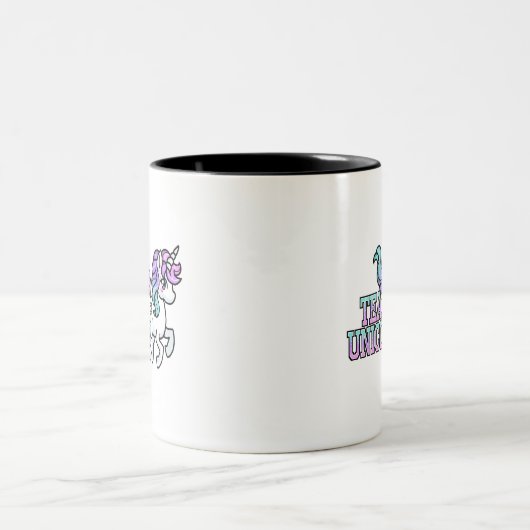 Tasse 2 Couleurs Équipe d'UNICORN (Centre)