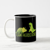 Tasse 2 Couleurs Équipe Herbivore Vegan (Gauche)