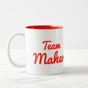 Tasse 2 Couleurs Équipe Maher