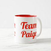 Tasse 2 Couleurs Équipe Paige (Devant droit)