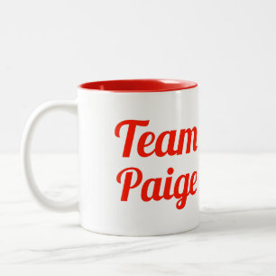 Tasse 2 Couleurs Équipe Paige