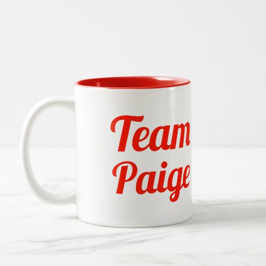 Tasse 2 Couleurs Équipe Paige (Gauche)