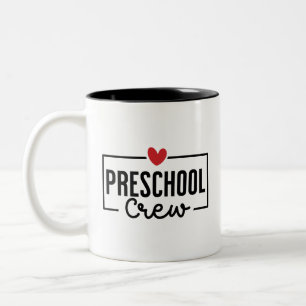 Tasse 2 Couleurs Équipe préscolaire Équipe préscolaire