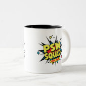 Tasse 2 Couleurs Équipe PSW personnalisée ! (Devant droit)