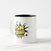Tasse 2 Couleurs Équipe PSW personnalisée ! (Devant gauche)