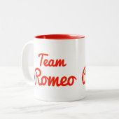 Tasse 2 Couleurs Équipe Romeo (Devant gauche)
