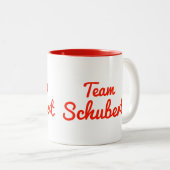Tasse 2 Couleurs Équipe Schubert (Devant droit)