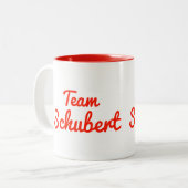 Tasse 2 Couleurs Équipe Schubert (Devant gauche)