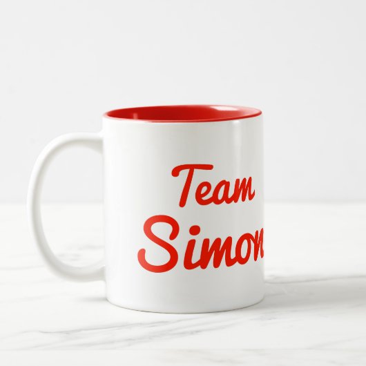 Tasse 2 Couleurs Équipe Simon (Gauche)