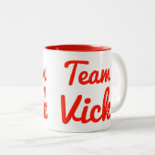 Tasse 2 Couleurs Équipe Vick (Devant droit)