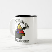 Tasse 2 Couleurs ęr Épouse fière d'ANNONCE (Devant gauche)