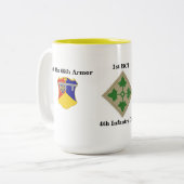 Tasse 2 Couleurs ęr Infanterie d'armure de milliard (Devant gauche)
