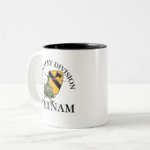 Tasse 2 Couleurs ęr Vétérinaire de Cav Vietnam (Devant gauche)
