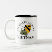 Tasse 2 Couleurs ęr Vétérinaire de Cav Vietnam (Gauche)