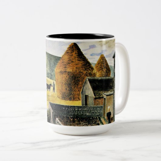 Tasse 2 Couleurs Eric Ravilious - Furlong (Devant droit)