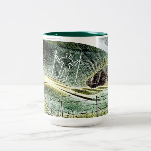 Tasse 2 Couleurs Eric Ravilious - Le Géant de Wilmington, (Centre)